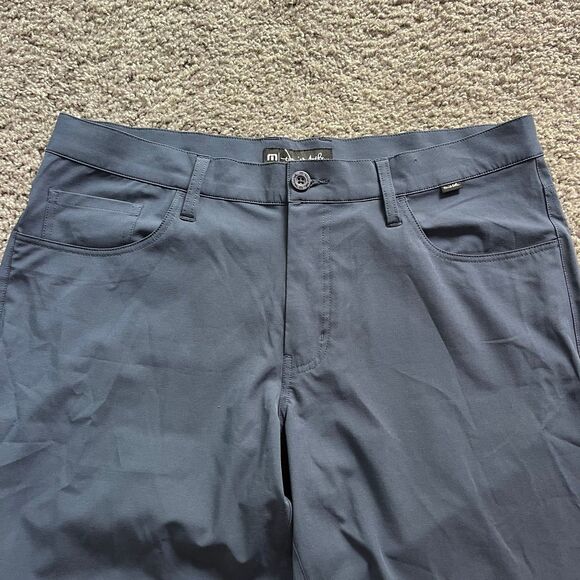 Travis Mathew Open To Close Tech Chino Pants Performance Blue Mens 36 (36x32) - Picture 3 of 8